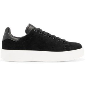 Adidas Black Stan Smiths Sneakers